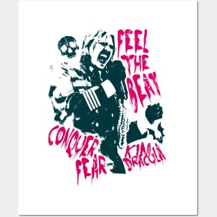 feel the beat conquer fear Posters and Art